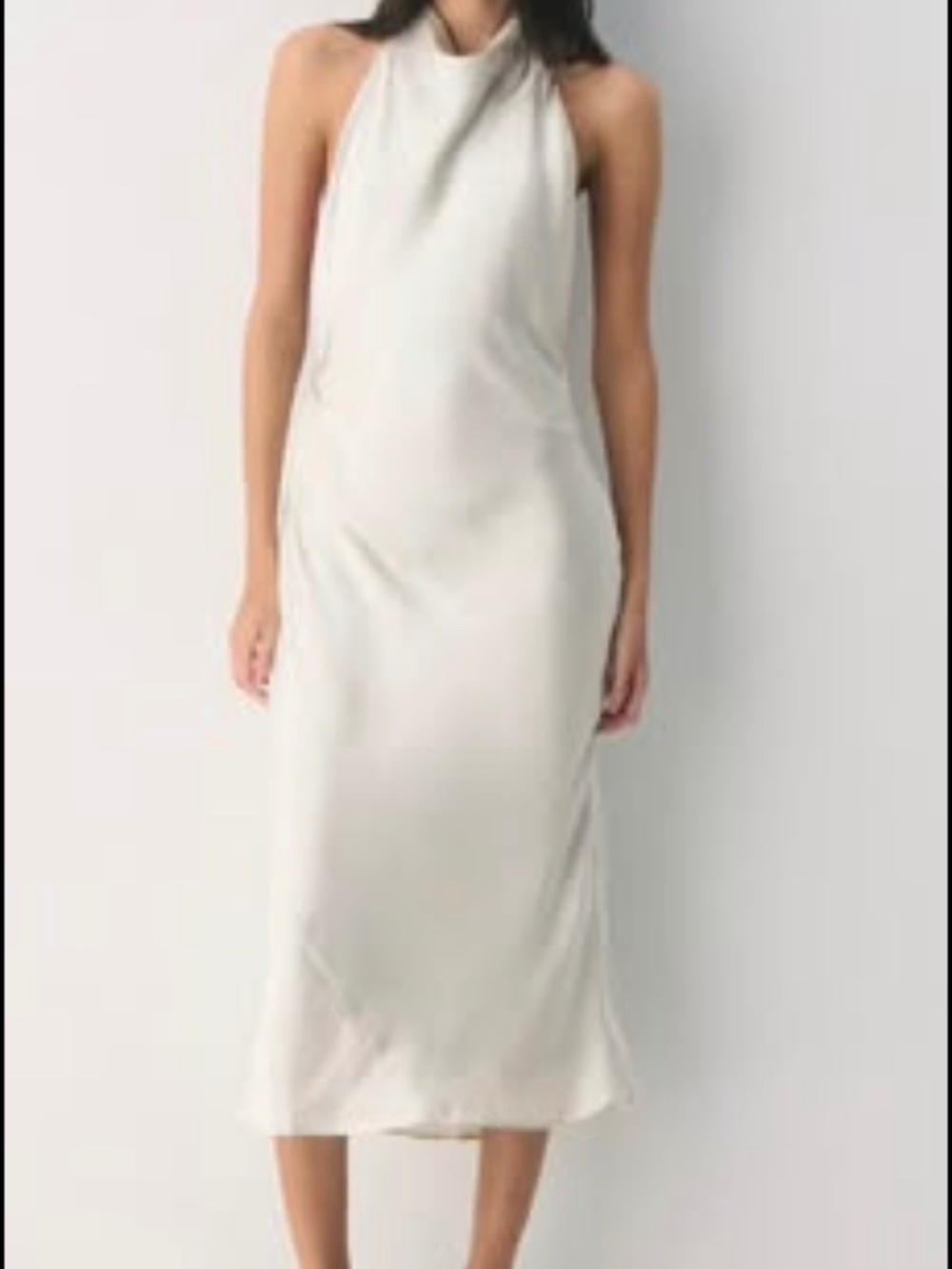 Artizia audience satin halter dress